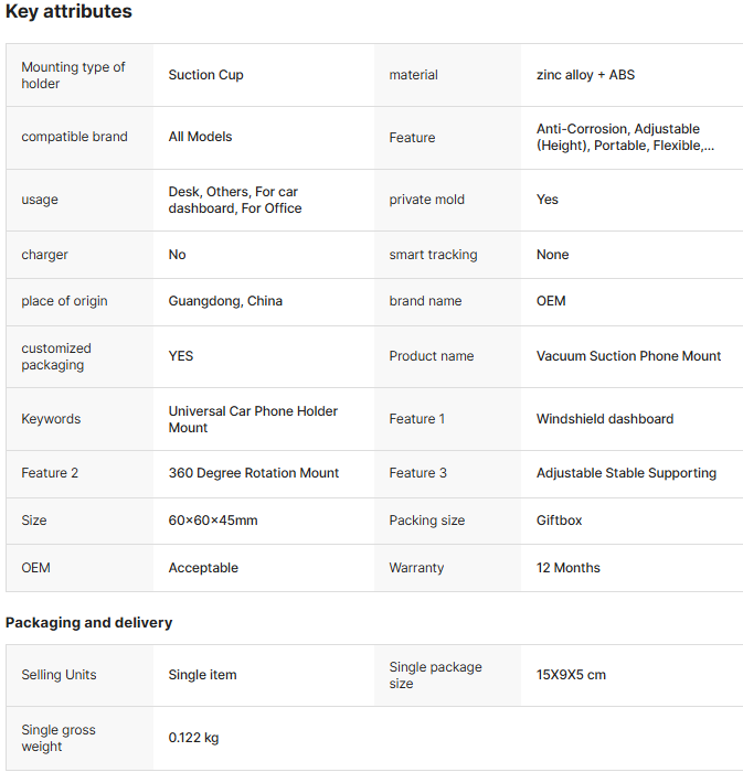 Alloy Folding Strong Magnet Magnetic Phone Holder Desk Wall Car Vacuum Suction Windshield Dashboard Mobile Holder Window Mount