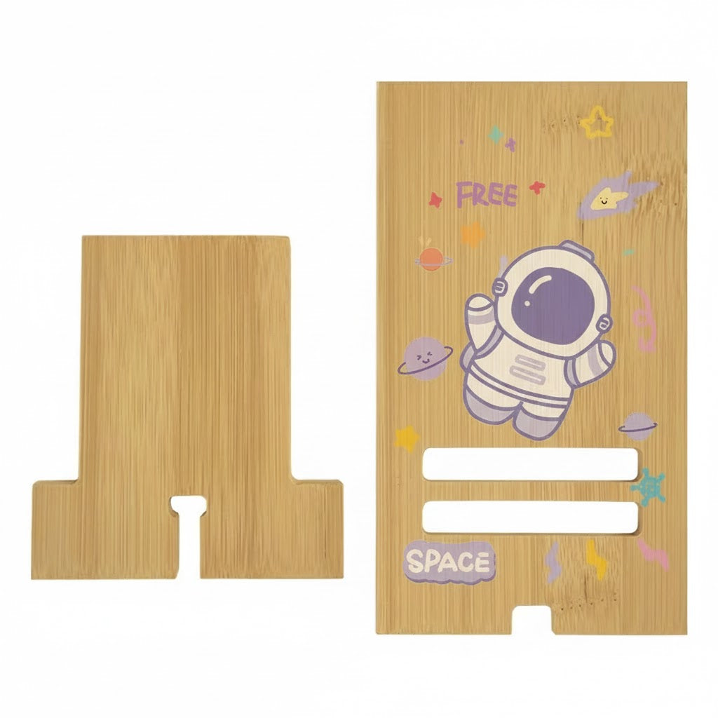 Wood Cellphone Stand Sublimation Blank Sublimation Blank Bamboo Mobile Phone Holder