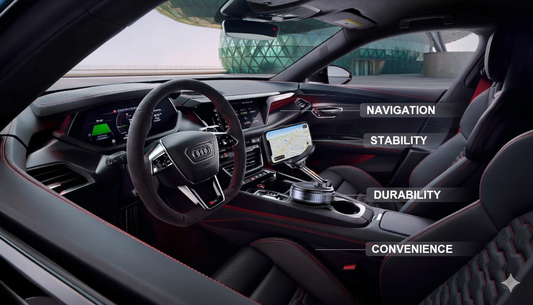 Alloy Folding Strong Magnet Magnetic Phone Holder Desk Wall Car Vacuum Suction Windshield Dashboard Mobile Holder Window Mount